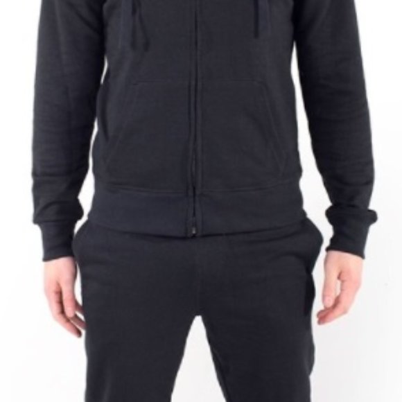 Men's 2-piece French Terry Hoodie and Jogger Set - Picture 6 of 6